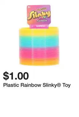 Five Below Plastic Rainbow Slinky Toy offer