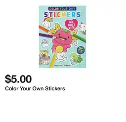Five Below Color Your Own Stickers offer