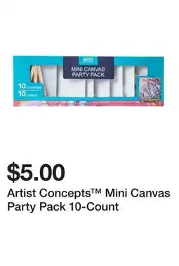 Five Below Artist Concepts Mini Canvas Party Pack 10-Count offer