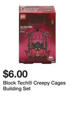 Five Below Block Tech Creepy Cages Building Set offer