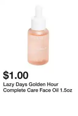 Five Below Lazy Days Golden Hour Complete Care Face Oil 1.5oz offer