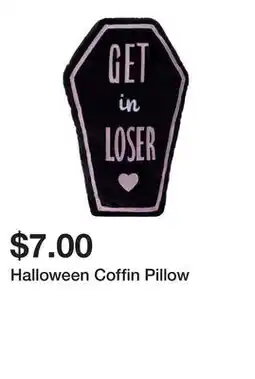Five Below Halloween Coffin Pillow offer