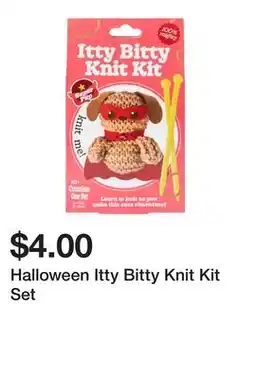 Five Below Halloween Itty Bitty Knit Kit Set offer