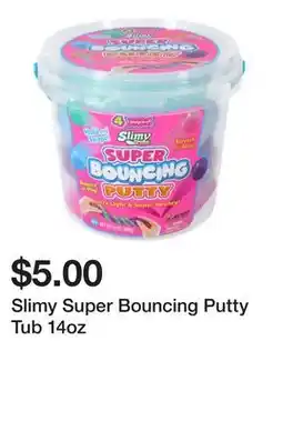 Five Below Slimy Super Bouncing Putty Tub 14oz offer