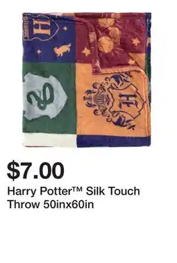 Five Below Harry Potter Silk Touch Throw 50inx60in offer