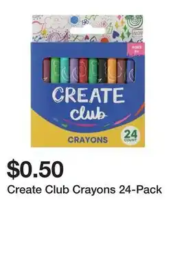 Five Below Create Club Crayons 24-Pack offer