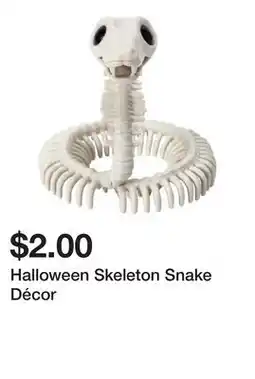 Five Below Halloween Skeleton Snake Décor offer