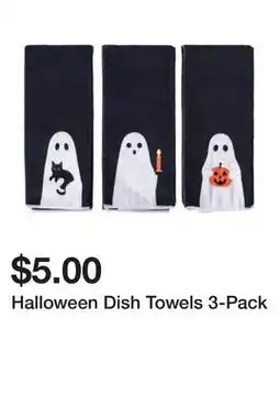 Five Below Halloween Dish Towels 3-Pack offer