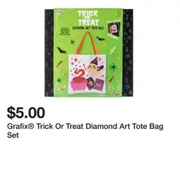 Five Below Grafix Trick Or Treat Diamond Art Tote Bag Set offer
