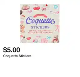 Five Below Coquette Stickers offer