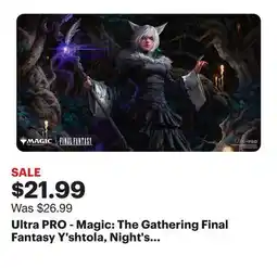 Best Buy Ultra PRO - Magic: The Gathering Final Fantasy Y'shtola, Night's Blessed (Commander) Playmat offer