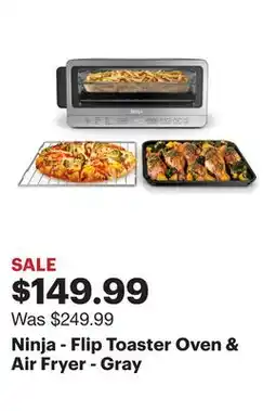 Best Buy Ninja - Flip Toaster Oven & Air Fryer - Gray offer
