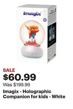 Best Buy Imagix - Holographic Companion for kids - White offer