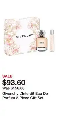 Ulta Beauty Givenchy L'Interdit Eau De Parfum 2-Piece Gift Set offer