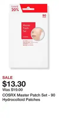 Ulta Beauty COSRX Master Patch Set - 90 Hydrocolloid Patches offer
