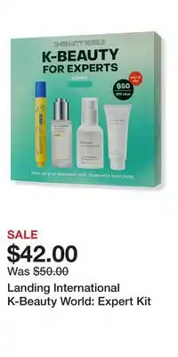 Ulta Beauty Landing International K-Beauty World: Expert Kit offer