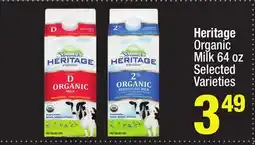 Super King Markets Heritage Organic Milk offer