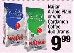 Super King Markets Najjar Arabic Plain or with Cardamom Coffee offer