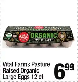 Super King Markets Vital Farms Pasture Raised Organic Large Eggs offer