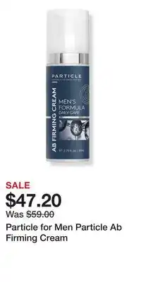 Ulta Beauty Particle for Men Particle Ab Firming Cream offer