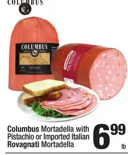 Super King Markets Columbus Mortadella with Pistachio or Imported Italian Rovagnati Mortadella offer