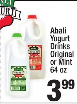 Super King Markets Abali Yogurt Drinks Original or Mint offer