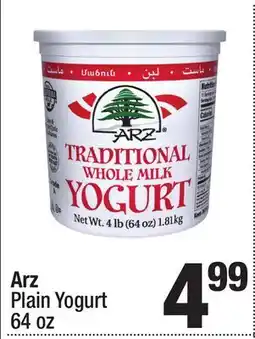 Super King Markets Arz Plain Yogurt offer