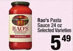 Super King Markets Rao's Pasta Sauce offer