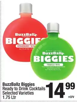 Super King Markets BuzzBallz Biggies Ready to Drink Cocktails offer