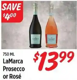 Rouses LaMarca Prosecco or Rosé offer