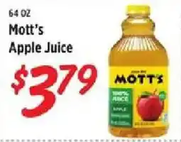 Rouses Mott's apple juice offer