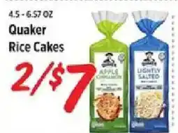 Rouses Quaker rice cakes offer