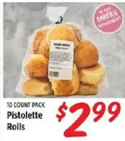 Rouses Pistolette Rolls offer
