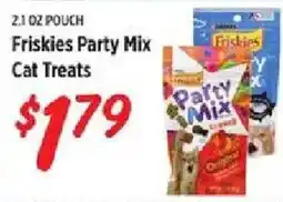 Rouses Friskies party mix cat treats offer