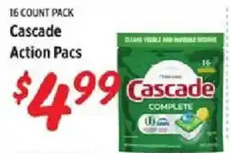 Rouses Cascade action pacs offer