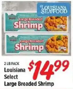Rouses Louisiana Select Large Breaded Shrimp offer