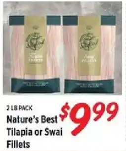 Rouses Nature's Best Tilapia or Swai Fillets offer