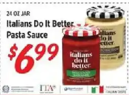 Rouses Italians Do It Better Pasta Sauce offer