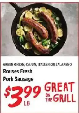 Rouses Rouses Fresh Pork Sausage offer