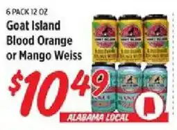 Rouses Goat Island Blood Orange or Mango Weiss offer