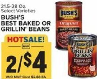 Food Lion Bush's Best Baked Or Grillin' Beans offer
