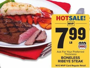 Food Lion Boneless Ribeye Steak offer