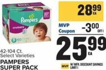 Food Lion Pampers Super Pack offer