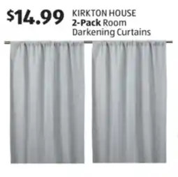 Aldi KIRKTON HOUSE 2-Pack Room Darkening Curtains offer