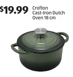 Aldi Crofton Cast-Iron Dutch Oven 18 cm offer