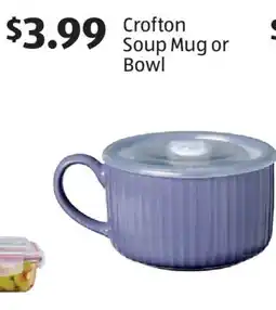 Aldi Crofton Soup Mug or Bowl offer