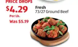 Aldi Fresh 73/27 Ground Beef offer
