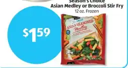 Aldi Season's Choice Asian Medley or Broccoli Stir Fry offer