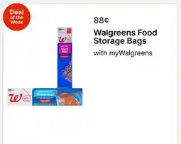 Walgreens Walgreens Food Storage Bags offer