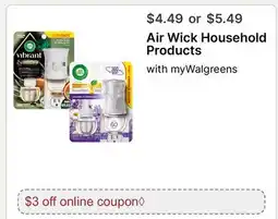 Walgreens Air Wick Household Products offer